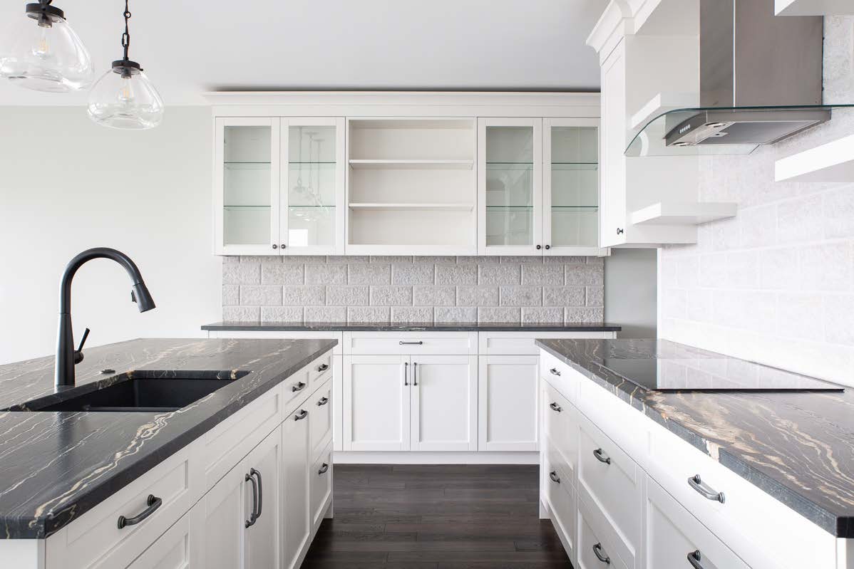 cabinets with glass doors