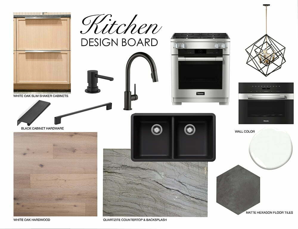 Kitchen design board